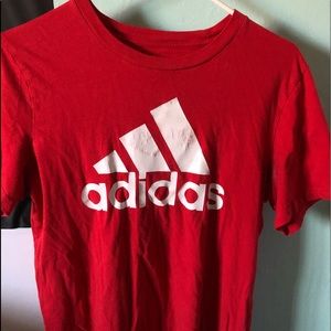 Red Adidas shirt